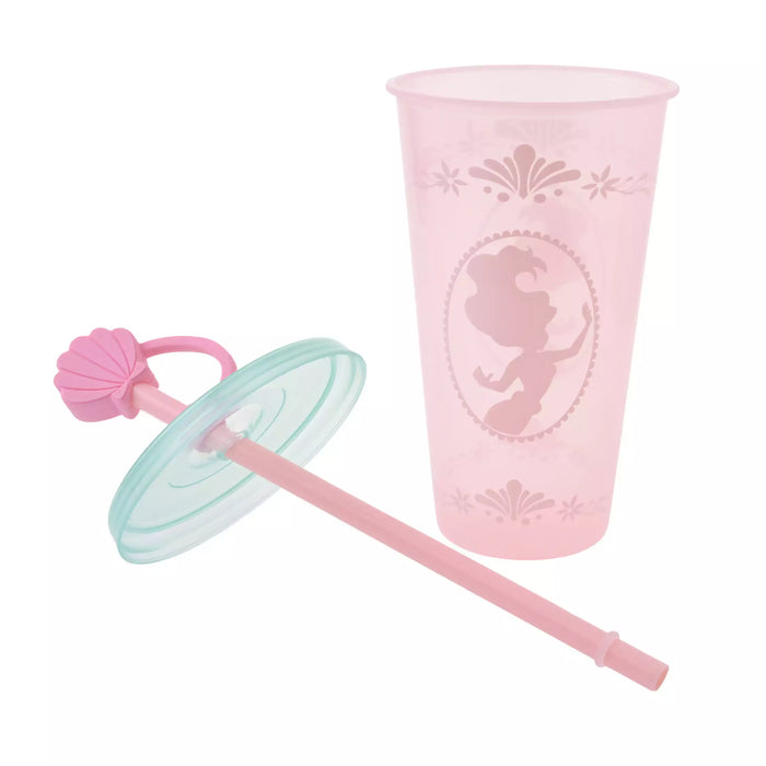 JDS - 2026 Princess Silhouette Drinkware x Ariel Tumbler, Color-Changing, with Straw Cap