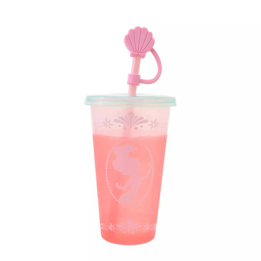 JDS - 2026 Princess Silhouette Drinkware x Ariel Tumbler, Color-Changing, with Straw Cap