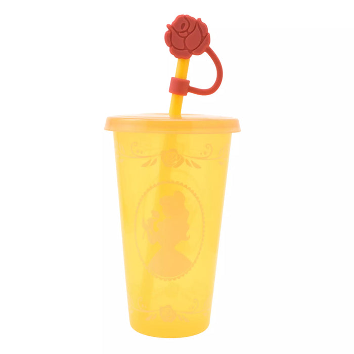 JDS - 2026 Princess Silhouette Drinkware x Belle Tumbler, Color-Changing, with Straw Cap