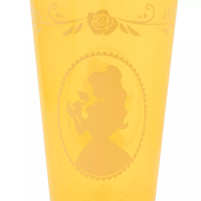 JDS - 2026 Princess Silhouette Drinkware x Belle Tumbler, Color-Changing, with Straw Cap