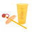 JDS - 2026 Princess Silhouette Drinkware x Belle Tumbler, Color-Changing, with Straw Cap