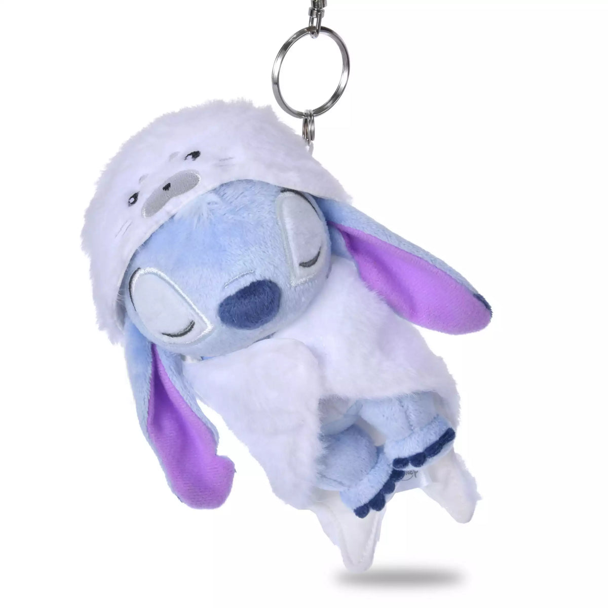 匿名発送　スティッチ　キーチェーン PAJAMA STYLE(ディズニーストア) JDS - 2026 Disney Pajama Style x Stitch Plush Keychain (Release