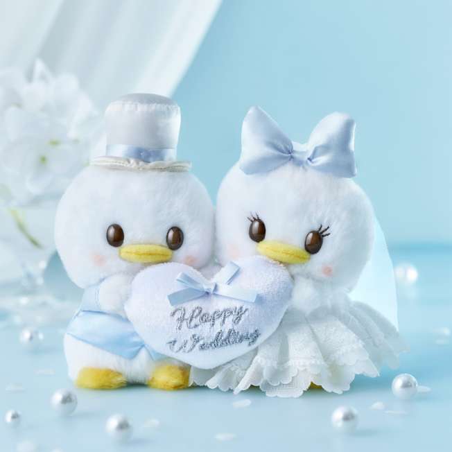 JDS - 2026 Donald & Daisy Duck "Wedding" Urupocha-chan Plush Toy (Release Date: Apr 28, 2026)