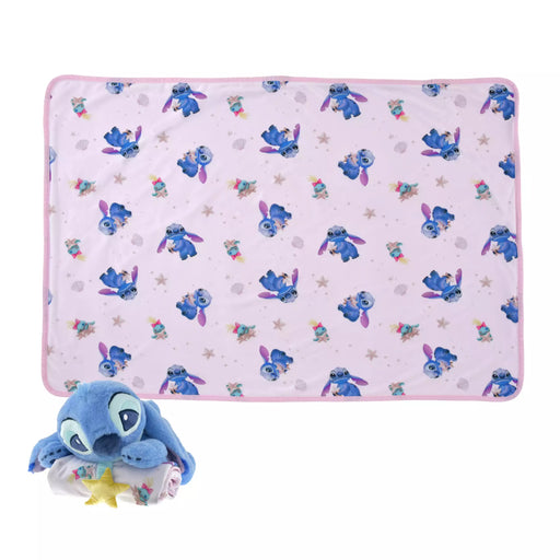 JDS - 2026 Stitch Day Collection x Stitch & Scrump Cool Blanket with Plush Toy (Release Date: Jun 2, 2026)