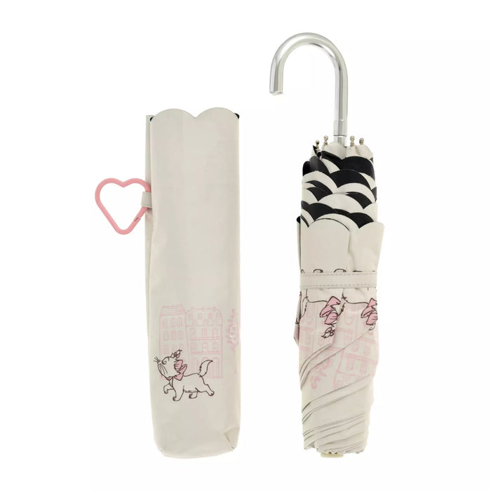 JDS - 2026 SHINY DAY x Marie from The Aristocats - Folding Umbrella, Suitable for Sunny and Rainy Days, with Carabiner
