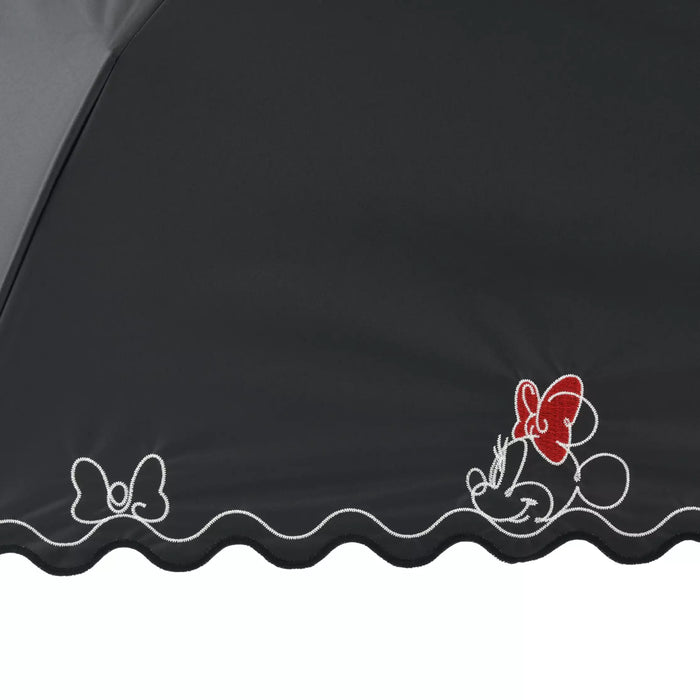 JDS - 2026 SHINY DAY x Minnie Folding Umbrella, Suitable for Both Sunny and Rainy Days, with Carabiner