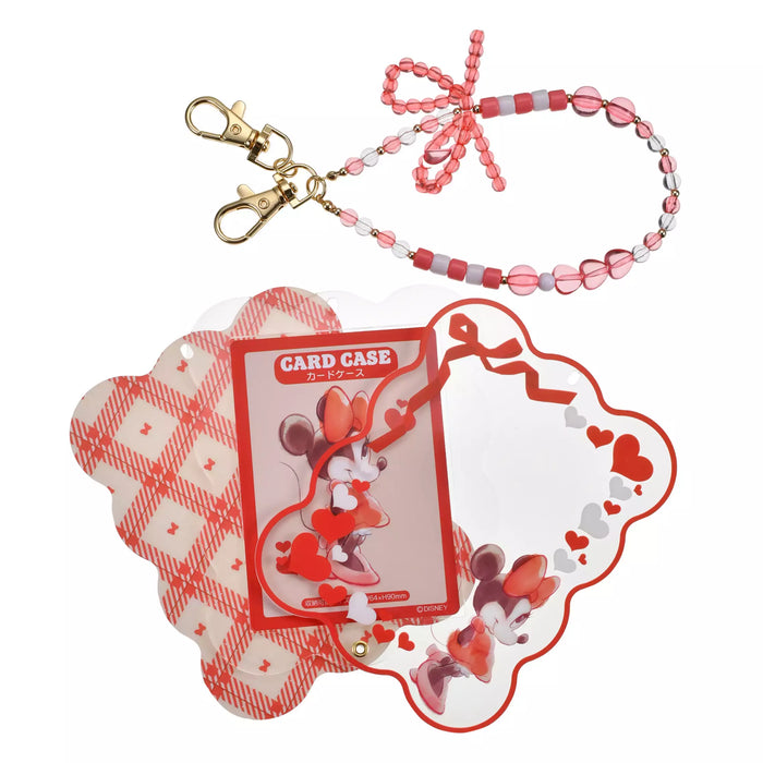 JDS - Heart-Pounding Minnie Mouse Card Holder with Bead Charm