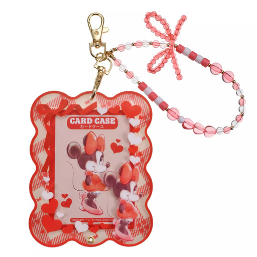 JDS - Heart-Pounding Minnie Mouse Card Holder with Bead Charm