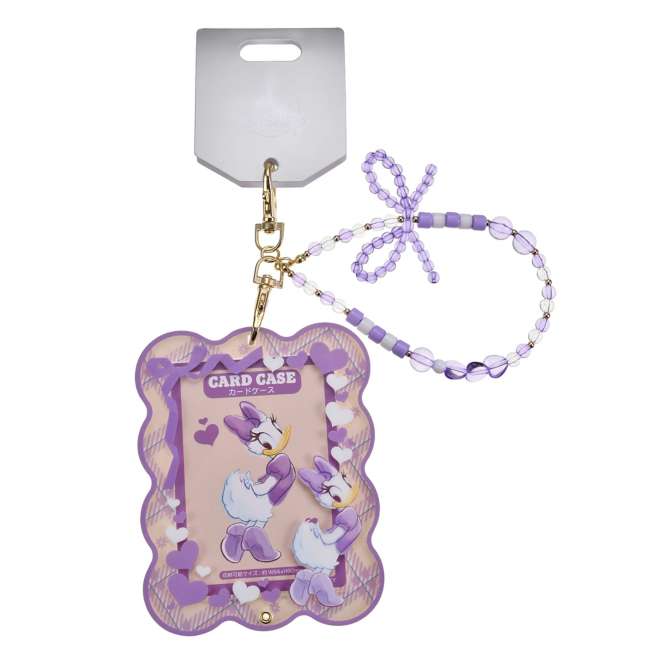 JDS - Heart-Pounding Daisy Duck Card Holder with Bead Charm