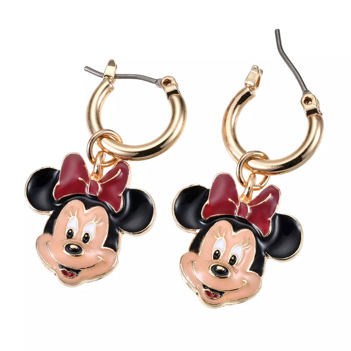 JDS - Minnie Mouse "Face Character Motif" Hoop Earrings, 2-Way Style,  (Release Date: Mar 31, 2026)