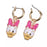 JDS - Daisy Duck "Face Character Motif" Hoop Earrings, 2-Way Style,  (Release Date: Mar 31, 2026)