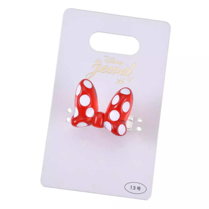 JDS - Minnie Mouse Ring - Clear Ribbon - Size 13 (Release Date: Mar 31, 2026)
