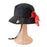 JDS - [Kids'] Minnie Kids' Hat/Cap, UV Cut, Ribbon, Polka Dot, Black, Size 54