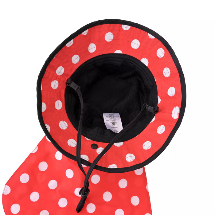 JDS - [Kids'] Minnie Kids' Hat/Cap, UV Cut, Ribbon, Polka Dot, Black, Size 54
