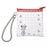 JDS - Minnie Mouse Flat Chain Pouch with Card Holder, Clear Grid Pattern