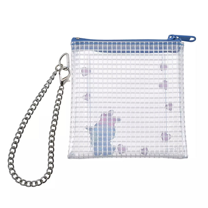 JDS - Stitch & Scrump Pouch, Flat, Chain Type, Card Holder, Clear Grid Pattern, Ribbon Stitch