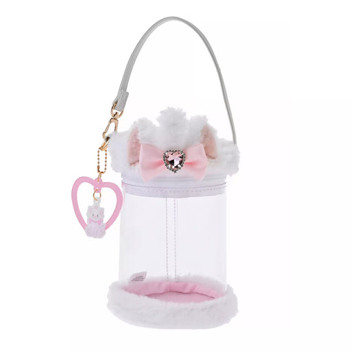 JDS -  Sparkling Lovely Heart-Pounding Marie The Aristocats Pouch, Clear Cylindrical, with Charm (Release Date: Feb 24, 2026)
