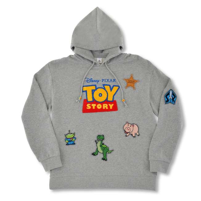 JDS - 2026 Toy Story Fashion x Toy Story Long-Sleeve Hoodie, Gray for Adults (Release Date: Jun 30, 2026)