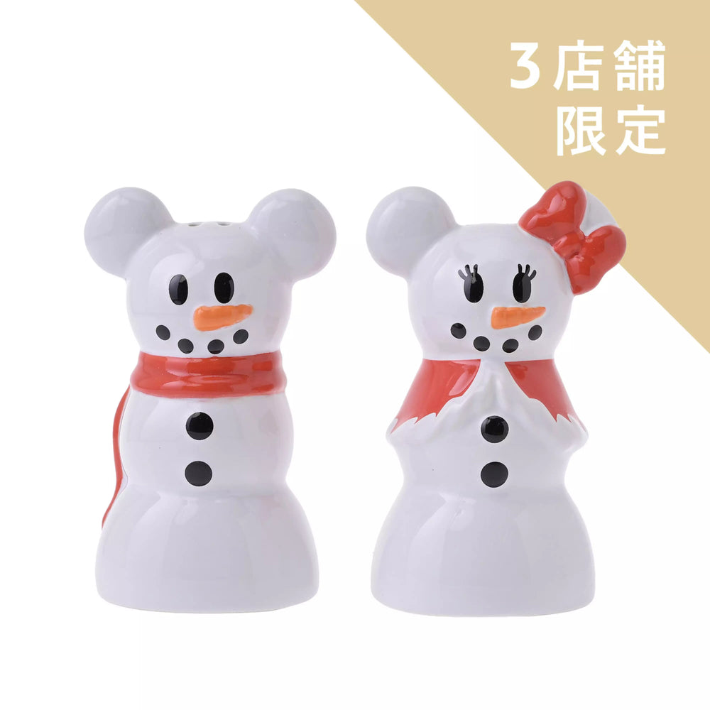 JDS - 2026 Disney Christmas x Mickey & Minnie Snowman  Spice Bottle Set of 2 (Release Date: Nov 3. 2026)