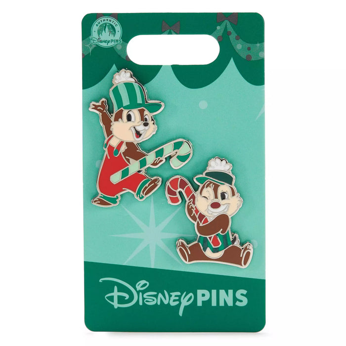 JDS - 2026 Disney Christmas x Chip & Dale Pin Badge Set (Release Date: Nov 3. 2026)
