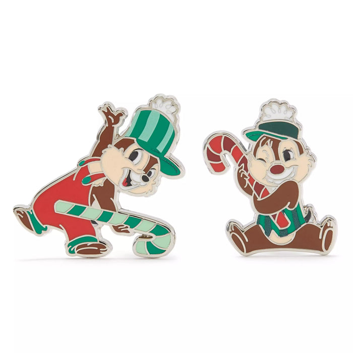JDS - 2026 Disney Christmas x Chip & Dale Pin Badge Set (Release Date: Nov 3. 2026)