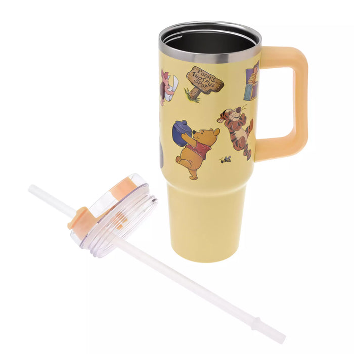 JDS - 2026 Drinkware Winnie the Pooh, Piglet, and Tigger Holiday Stainless Steel Tumbler with Straw (Release Date: Jul 7, 2026)