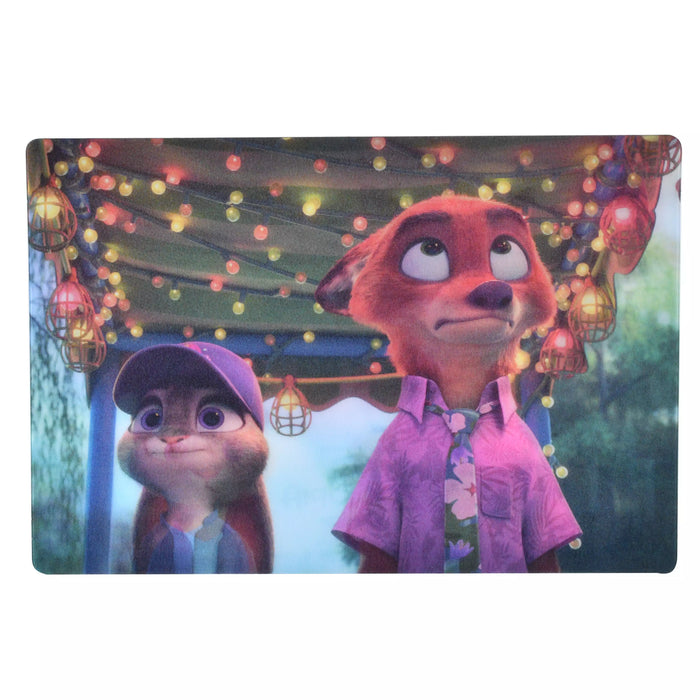 JDS - Zootopia 2 Lenticular x Judy Hopps & Nick Wilde Marsh Market Postcards