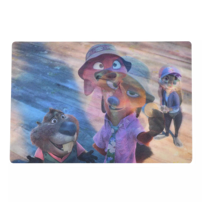 JDS - Zootopia 2 Lenticular x Nick Wilde, Judy Hopps, Nibbles Maplestick Marsh Market Postcards
