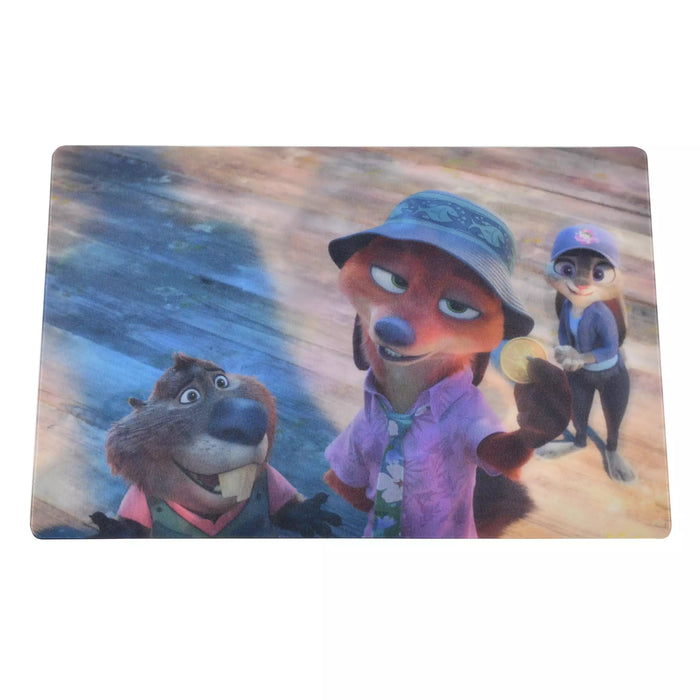 JDS - Zootopia 2 Lenticular x Nick Wilde, Judy Hopps, Nibbles Maplestick Marsh Market Postcards