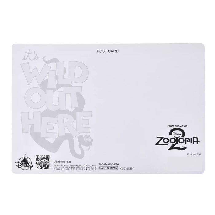 JDS - Zootopia 2 Lenticular x Nick Wilde, Judy Hopps, Nibbles Maplestick Marsh Market Postcards