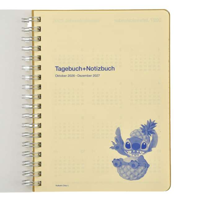 JDS - 2027 Calendar & Organizer x Lilo, Stitch, Scrump Rollbahn Diary L (Release Date: Aug 4, 2026)