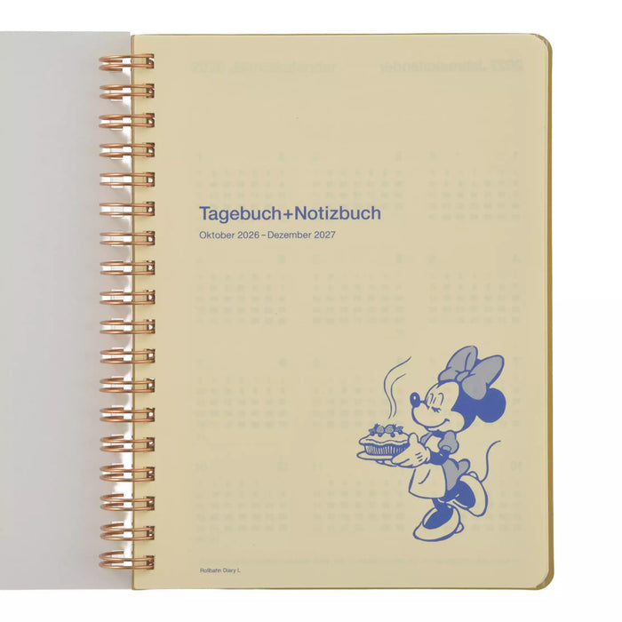 JDS - 2027 Calendar & Organizer x  Minnie & Friends Rollbahn Diary L (Release Date: Aug 4, 2026)
