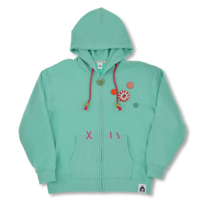 JDS - 2026 Wreck-It Ralph Sugar Rush x Vanellope Long-Sleeve Hoodie with Pin Badge for Adults (Release Date: Jul 7, 2026)