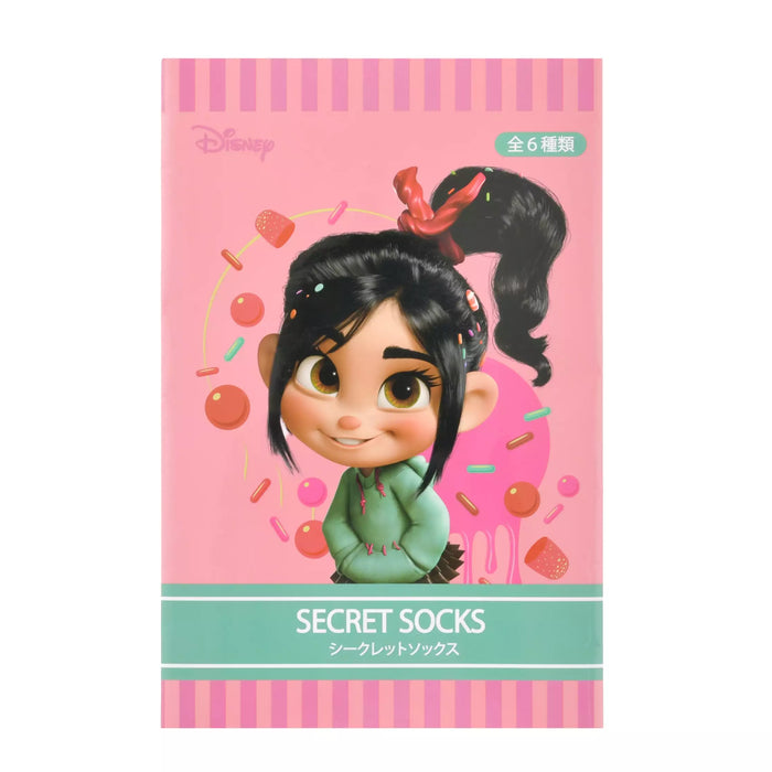 JDS - 2026 Wreck-It Ralph Sugar Rush x Vanellope & Taffyta Muttonfudge Secret Socks Sizes 23-25 (Release Date: Jul 7, 2026)