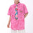 JDS - 2026 Zootopia 2 Tropical Collection x Nick Wilde Short-Sleeve Shirt with Tie, Pink for Adults (Release Date: Aug 3, 2026)