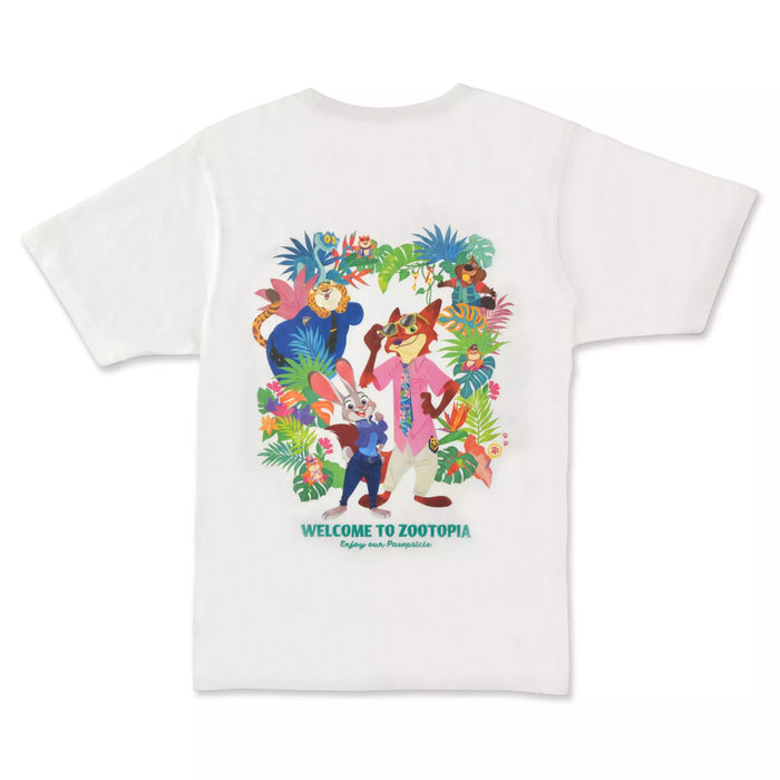 JDS - 2026 Zootopia 2 Tropical Collection x Short-Sleeve T-Shirt for Adults Color: White (Release Date: Aug 3, 2026)