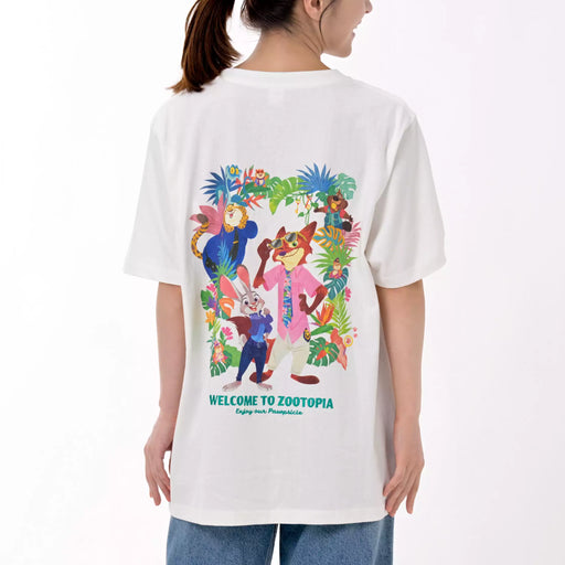 JDS - 2026 Zootopia 2 Tropical Collection x Short-Sleeve T-Shirt for Adults Color: White (Release Date: Aug 3, 2026)