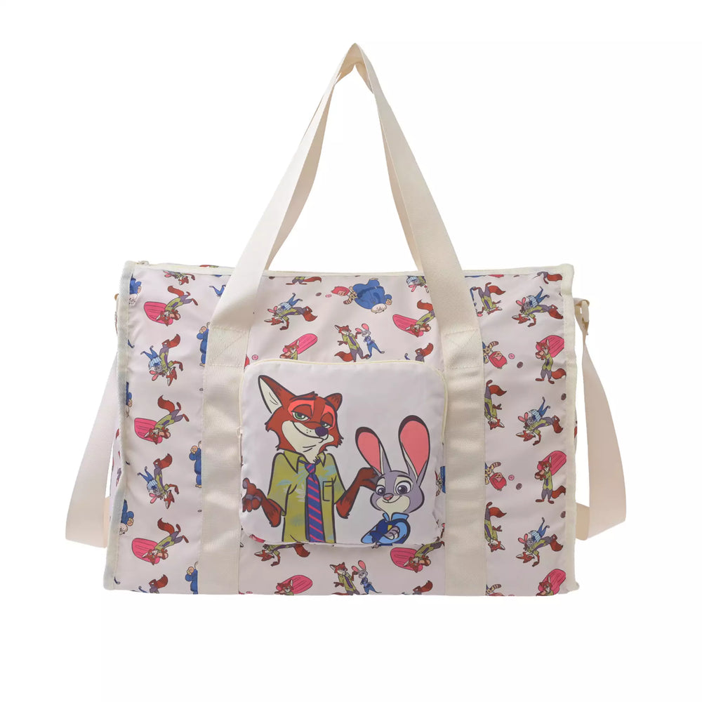 JDS - 2026 Zootopia Travel Collection x Judy Hopps, Nick Wilde, Clawhauser Tote Bag, Foldable, 2-Way, Packable (Release Date: Aug 3, 2026)