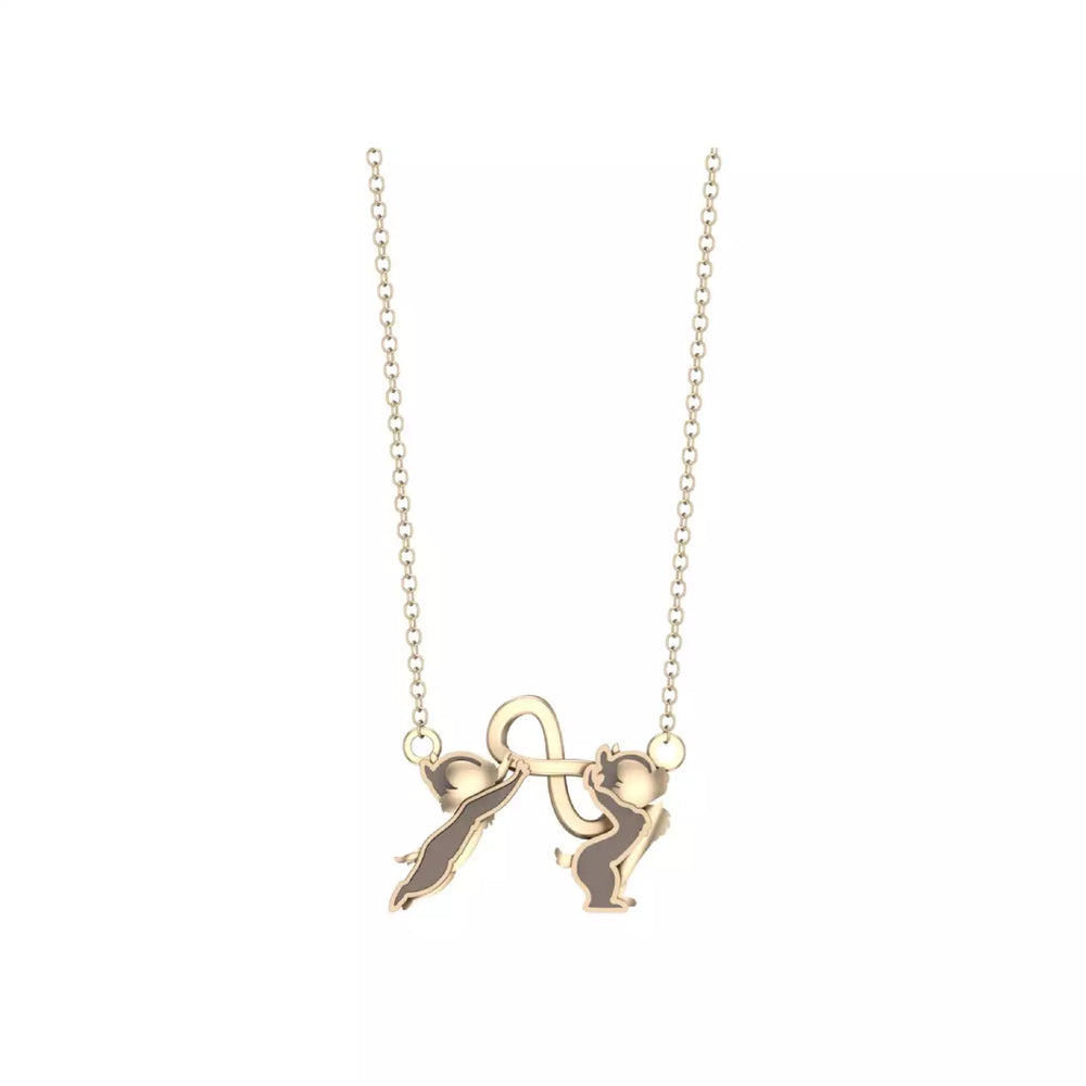JDS - 2026 Chip 'n' Dale Birthday - [RAVIPA] Chip 'n' Dale Necklace Eternity Mark Gold Color (Release Date: Mar 10, 2026)
