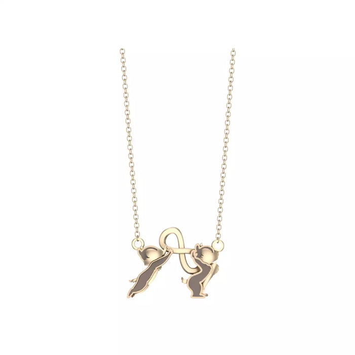 JDS - 2026 Chip 'n' Dale Birthday - [RAVIPA] Chip 'n' Dale Necklace Eternity Mark Gold Color (Release Date: Mar 10, 2026)