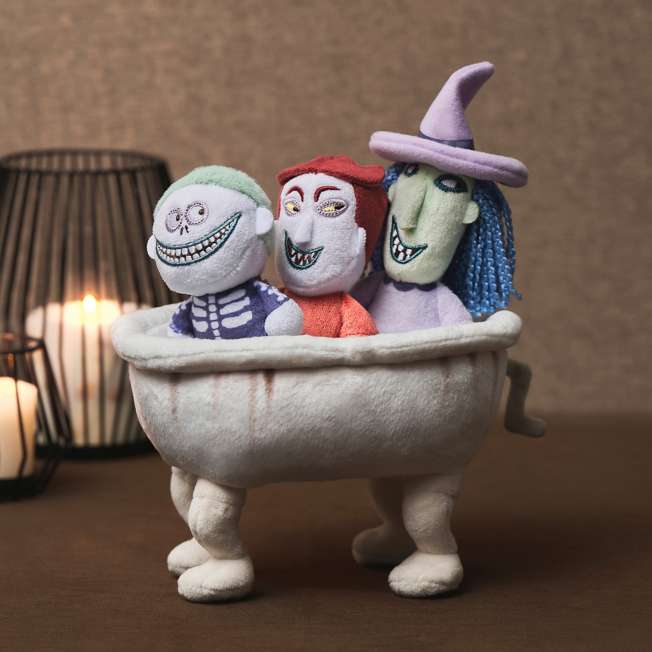 JDS - 2026 Tim Burton's Nightmare Before Christmas Disney stanDs Collection x Lock, Shock, and Barrel Plush Toy Set with Walking Bathtub Box Set (Release Date: Sep 7, 2026)