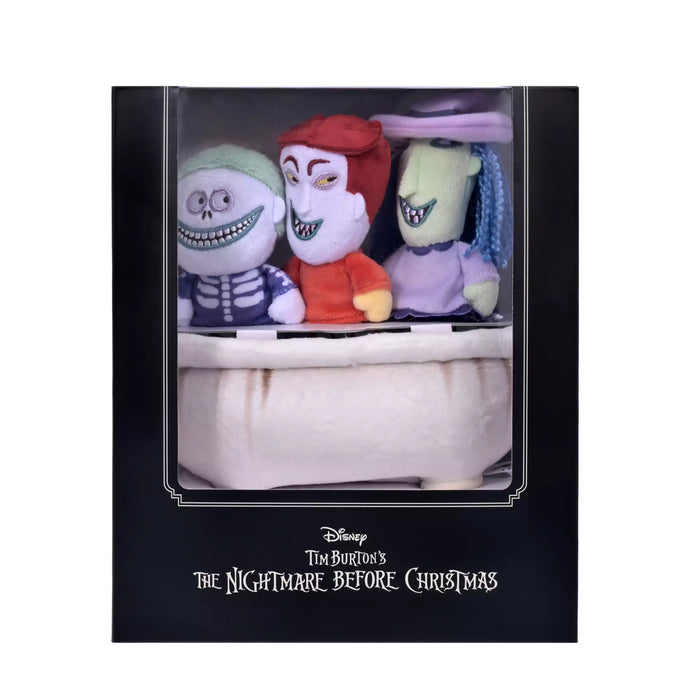 JDS - 2026 Tim Burton's Nightmare Before Christmas Disney stanDs Collection x Lock, Shock, and Barrel Plush Toy Set with Walking Bathtub Box Set (Release Date: Sep 7, 2026)