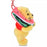 JDS - 2026 Loves Watermelon x Winnie the Pooh Plush Keychain (Release DateL Jul 17, 2026)