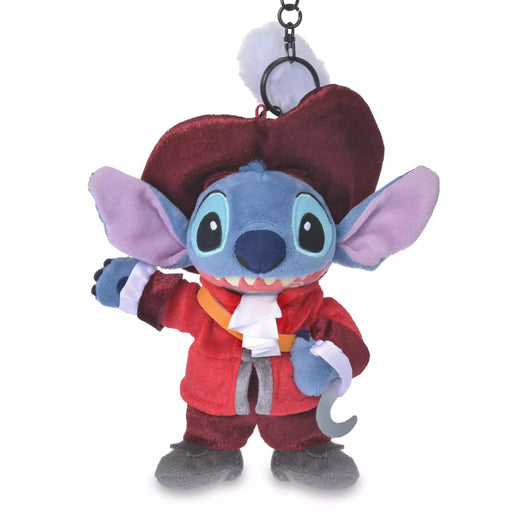 JDS - 2026 Disney Villains x Stitch with "Captain Hook" Costume Plush Keychain (Release Date: Sep 15, 2026)