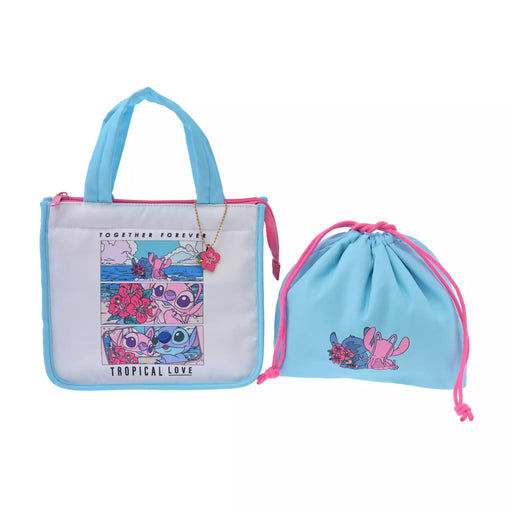 JDS - 2026 Stitch and Angel's Summer Vacation Artwork Collection x Stitch & Angel Insulated Tote Bag & Insulated Drawstring Bag Set with Charm (Release Date: Jul 13, 2026)
