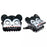 JDS - 2026 Tim Burton's Nightmare Before Christmas Collection x Vampire Teddy Die-Cut Mini Hair Clip Set  (Release Date: Sep 7, 2026)