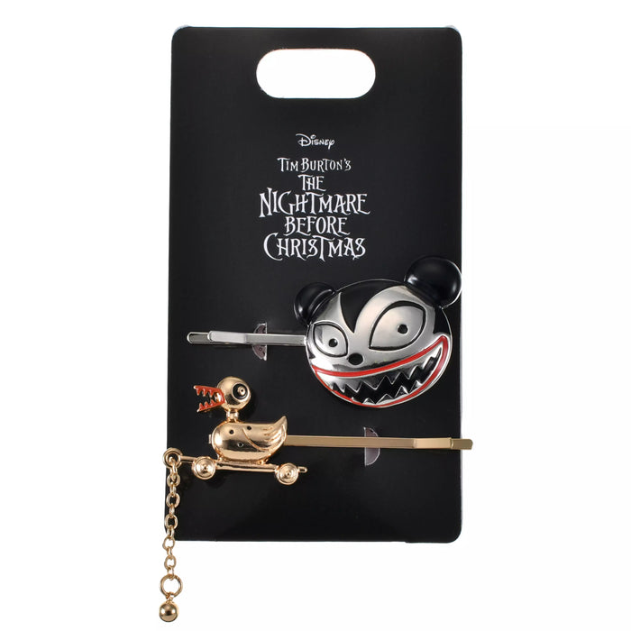 JDS - 2026 Tim Burton's Nightmare Before Christmas Collection x Vampire Teddy & Killer Duck "Metal Color" Hairpin Set (Release Date: Sep 7, 2026)