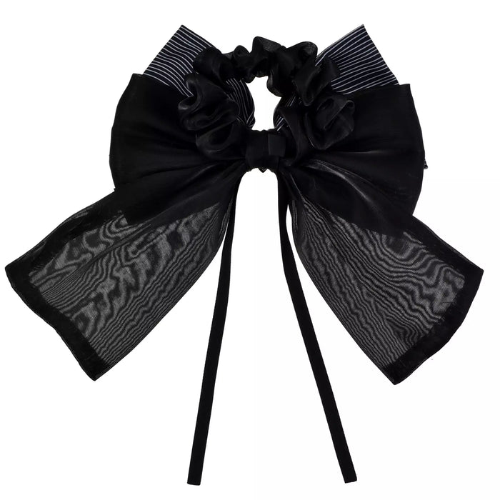 JDS - 2026 Tim Burton's Nightmare Before Christmas Collection x Jack Skellington Big Ribbon Pattern Hair Scrunchie (Release Date: Sep 7, 2026)