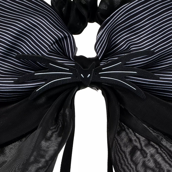 JDS - 2026 Tim Burton's Nightmare Before Christmas Collection x Jack Skellington Big Ribbon Pattern Hair Scrunchie (Release Date: Sep 7, 2026)