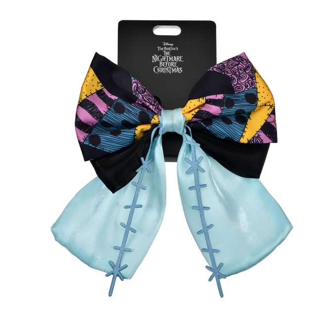 JDS - 2026 Tim Burton's Nightmare Before Christmas Collection x Sally Big Ribbon Pattern Hair Scrunchie (Release Date: Sep 7, 2026)